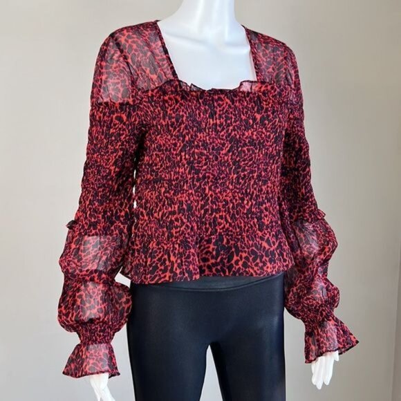 WALTER BAKER Serena Square Neck Top - M - Picture 4 of 13